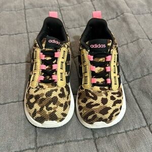 Adidas Racer TR21 Shoes Kids Pink Leopard